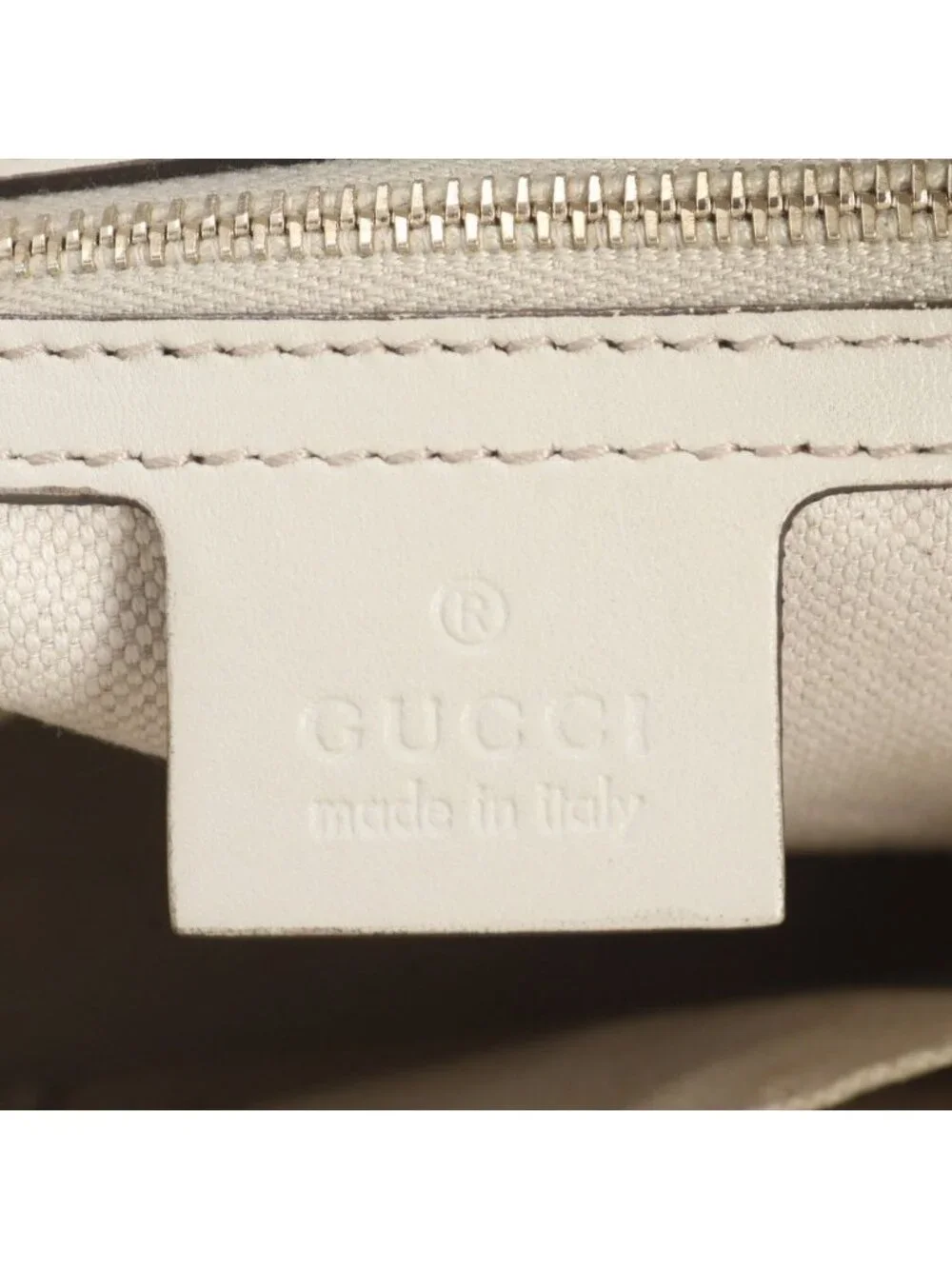 Gucci GG Canvas Mayfair Ribbon Leather Tote Shoulder Hand